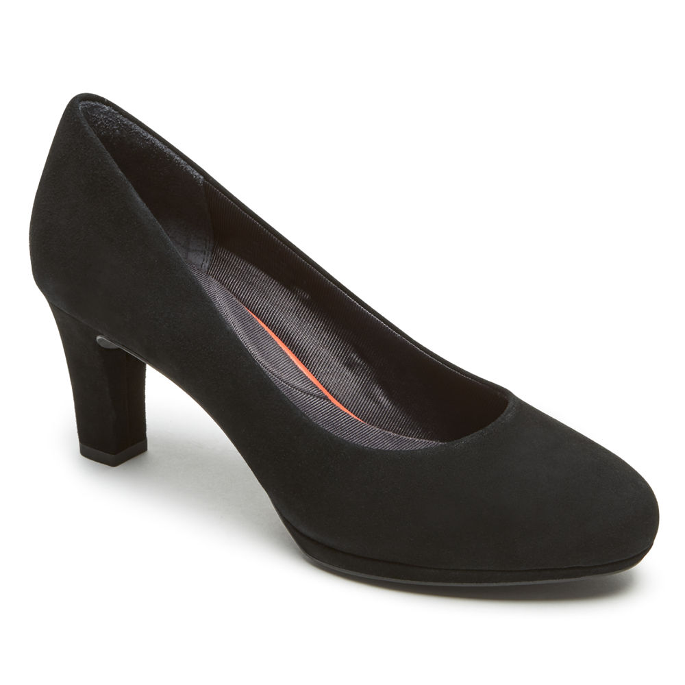 Rockport Pumps For Womens Black - Total Motion Leah - LR3019254